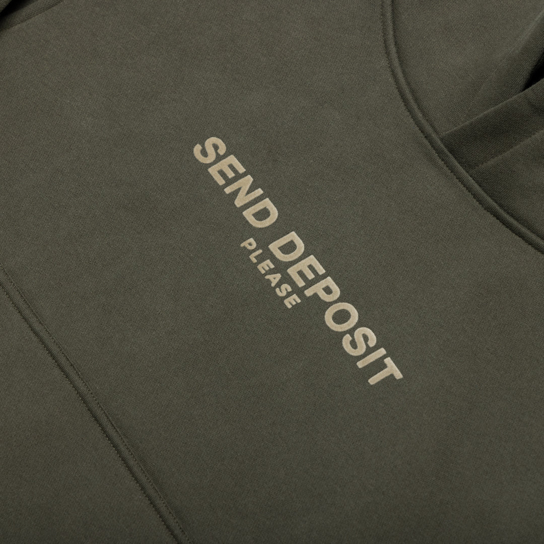 Send Deposit Equinox Hoodie Moss Womens