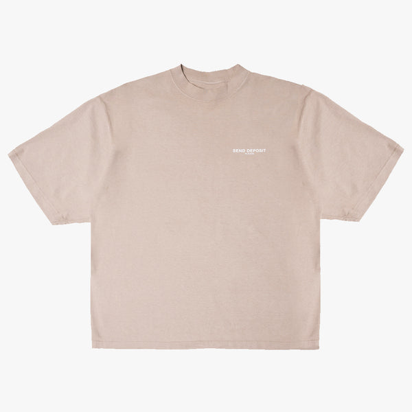 トップス draw drawers Leotard Pile T-shirts SAND draw drawers