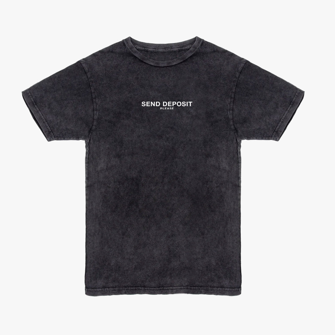 Send Deposit Vintage Black T Shirt