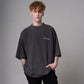 Send Deposit Oversized Drop Shoulder T Shirt - Concrete
